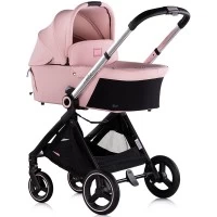 Carucior copii 3 in 1 Chipolino Elite Pnk Marshmallow