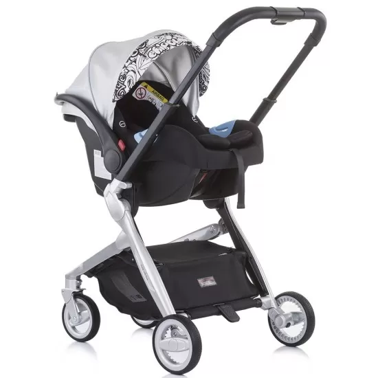 Carucior Chipolino Emotion 3 in 1 Silver Carucior Chipolino Emotion 3 in 1 Silver