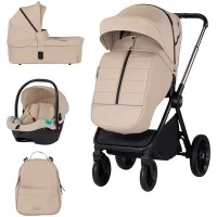 Carucior copii 3 in 1 Chipolino Encanto Tiramisu