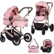 Carucior copii 3 in 1 Chipolino Enigma Blush Carucior copii 3 in 1 Chipolino Enigma Blush