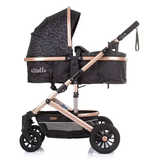 Carucior copii 2 in 1 Chipolino Estelle Ebony Carucior copii 2 in 1 Chipolino Estelle Ebony
