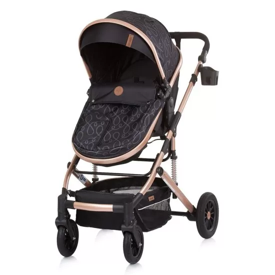 Carucior copii 2 in 1 Chipolino Estelle Ebony Carucior copii 2 in 1 Chipolino Estelle Ebony
