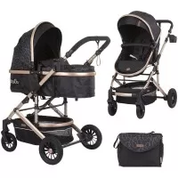 Carucior copii 3 in 1 Chipolino Estelle Ebony
