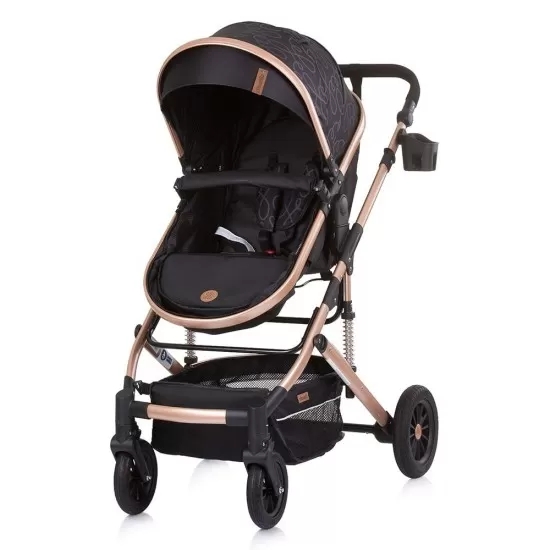 Carucior copii 3 in 1 Chipolino Estelle Ebony