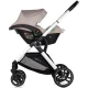 Carucior copii 3 in 1 cu landou, scaun auto, geanta mamici Chipolino Euphoria Latte