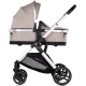 Carucior copii 3 in 1 cu landou, scaun auto, geanta mamici Chipolino Euphoria Latte