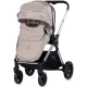 Carucior copii 3 in 1 cu landou, scaun auto, geanta mamici Chipolino Euphoria Latte