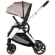 Carucior copii 3 in 1 cu landou, scaun auto, geanta mamici Chipolino Euphoria Latte