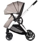 Carucior copii 3 in 1 cu landou, scaun auto, geanta mamici Chipolino Euphoria Latte