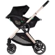 Carucior copii 3 in 1 cu landou, scaun auto, geanta mamici Chipolino Euphoria Noir