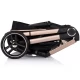 Carucior copii 3 in 1 cu landou, scaun auto, geanta mamici Chipolino Euphoria Noir