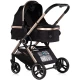 Carucior copii 3 in 1 cu landou, scaun auto, geanta mamici Chipolino Euphoria Noir