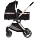 Carucior copii 3 in 1 cu landou, scaun auto, geanta mamici Chipolino Euphoria Noir