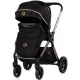 Carucior copii 3 in 1 cu landou, scaun auto, geanta mamici Chipolino Euphoria Noir
