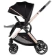 Carucior copii 3 in 1 cu landou, scaun auto, geanta mamici Chipolino Euphoria Noir