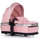 Carucior copii 3 in 1 cu landou, scaun auto, geanta mamici Chipolino Euphoria Powder Pink