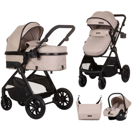 Carucior copii 3 in 1 Chipolino Harmony Macadamia Carucior copii 3 in 1 Chipolino Harmony Macadamia