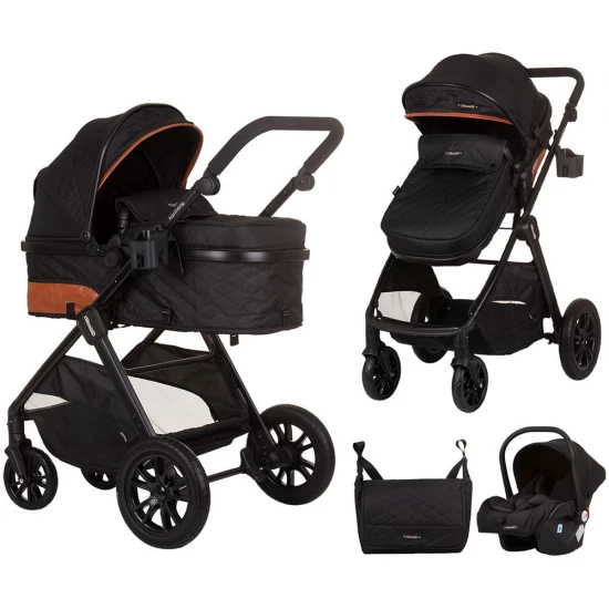 Carucior copii 3 in 1 Chipolino Harmony Obsidian Carucior copii 3 in 1 Chipolino Harmony Obsidian
