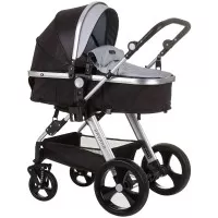 Carucior copii 2 in 1 Chipolino Havana Obsidian Silver