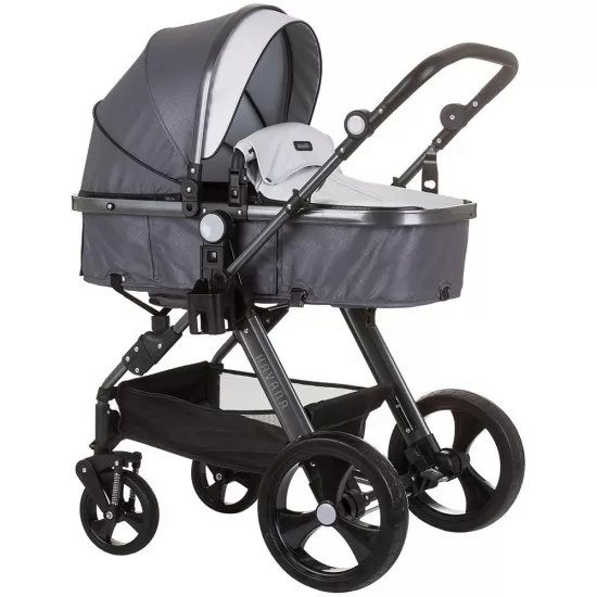 Carucior copii 2 in 1 Chipolino Havana Silver Grey Carucior copii 2 in 1 Chipolino Havana Silver Grey