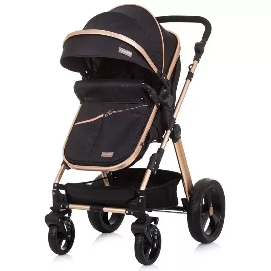 Carucior transformabil Chipolino Havana 3 in 1 Ebony