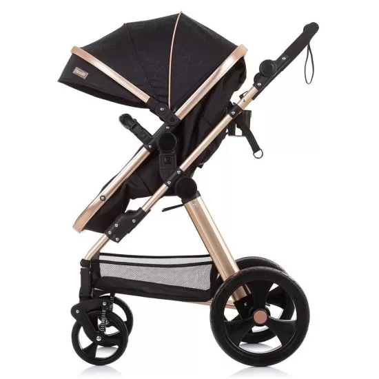 Carucior transformabil Chipolino Havana 3 in 1 Ebony
