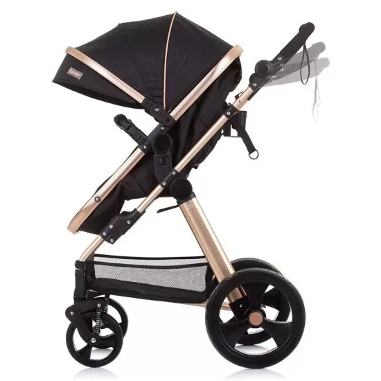 Carucior transformabil Chipolino Havana 3 in 1 Ebony