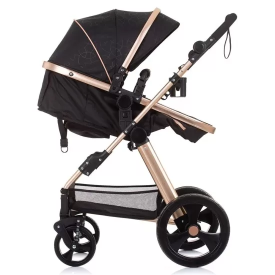 Carucior transformabil Chipolino Havana 3 in 1 Ebony