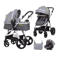 Carucior transformabil Chipolino Havana 3 in 1 Graphite