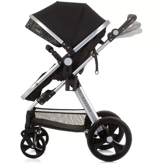 Carucior copii 3 in 1 Chipolino Havana Obsidian Leaves Carucior copii 3 in 1 Chipolino Havana Obsidian Leaves