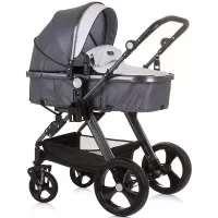 Carucior copii 3 in 1 Chipolino Havana Silver Grey