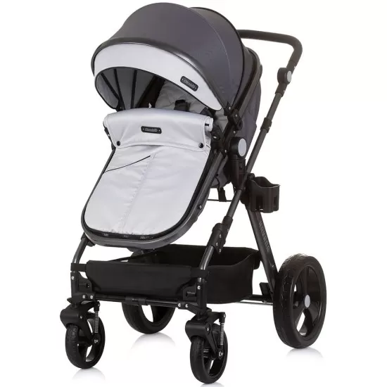Carucior copii 3 in 1 Chipolino Havana Silver Grey Carucior copii 3 in 1 Chipolino Havana Silver Grey