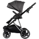 Carucior copii 3 in 1 cu landou, scaun auto, geanta mamici Chipolino Imperium Charcoal