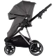 Carucior copii 3 in 1 cu landou, scaun auto, geanta mamici Chipolino Imperium Charcoal