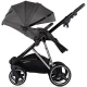 Carucior copii 3 in 1 cu landou, scaun auto, geanta mamici Chipolino Imperium Charcoal