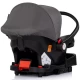 Carucior copii 3 in 1 cu landou, scaun auto, geanta mamici Chipolino Imperium Charcoal