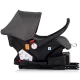 Carucior copii 3 in 1 cu landou, scaun auto, geanta mamici Chipolino Imperium Charcoal