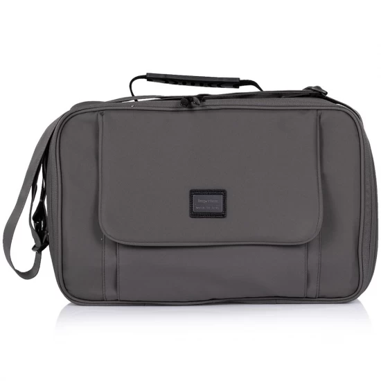 Carucior copii 3 in 1 cu landou, scaun auto, geanta mamici Chipolino Imperium Charcoal
