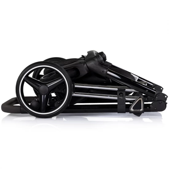 Carucior copii 3 in 1 cu landou, scaun auto, geanta mamici Chipolino Imperium Charcoal