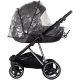 Carucior copii 3 in 1 cu landou, scaun auto, geanta mamici Chipolino Imperium Charcoal
