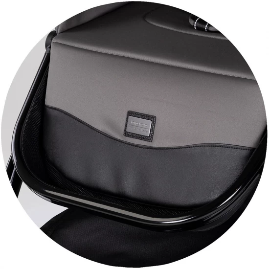 Carucior copii 3 in 1 cu landou, scaun auto, geanta mamici Chipolino Imperium Charcoal