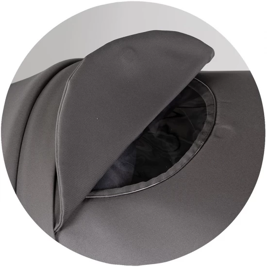 Carucior copii 3 in 1 cu landou, scaun auto, geanta mamici Chipolino Imperium Charcoal