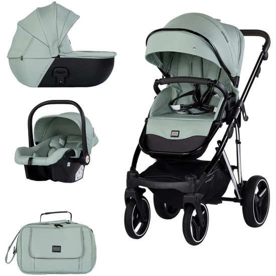 Carucior copii 3 in 1 Chipolino Imperium Matcha