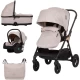 Carucior copii 3 in 1 Chipolino Infinity Macadamia Carucior copii 3 in 1 Chipolino Infinity Macadamia