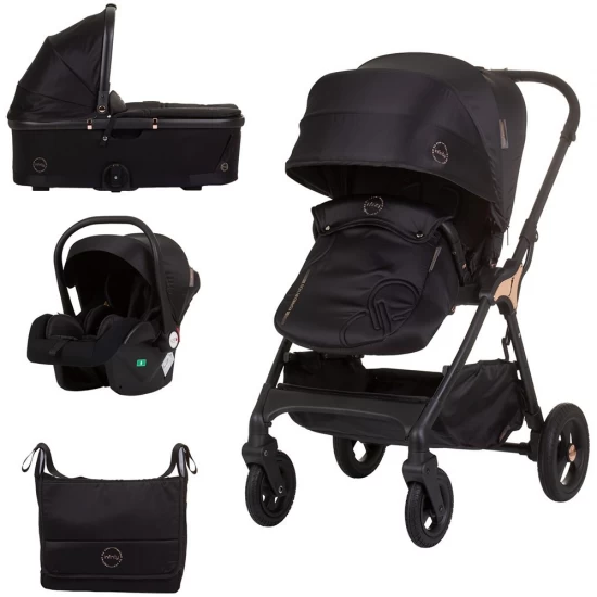 Carucior copii 3 in 1 Chipolino Infinity Obsidian Carucior copii 3 in 1 Chipolino Infinity Obsidian
