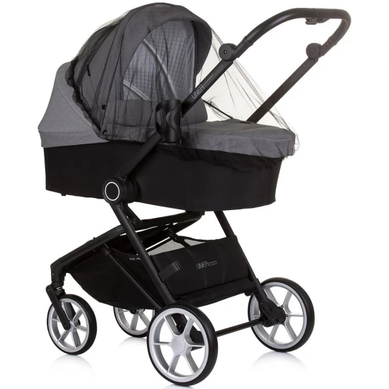 Carucior copii 3 in 1 Chipolino Linea Ash Grey Carucior copii 3 in 1 Chipolino Linea Ash Grey