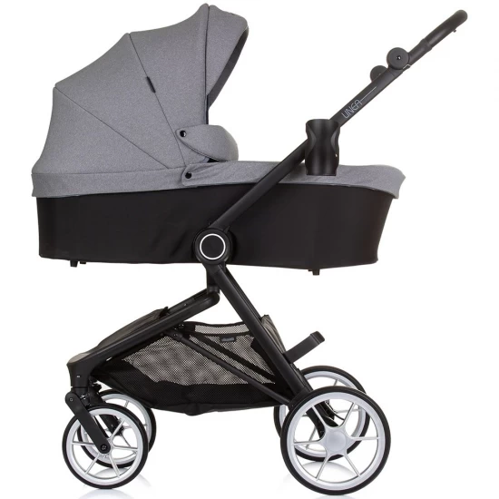 Carucior copii 3 in 1 Chipolino Linea Ash Grey Carucior copii 3 in 1 Chipolino Linea Ash Grey