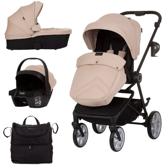 Carucior copii 3 in 1 Chipolino Linea Macadamia Carucior copii 3 in 1 Chipolino Linea Macadamia
