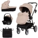 Carucior copii 3 in 1 Chipolino Linea Macadamia Carucior copii 3 in 1 Chipolino Linea Macadamia