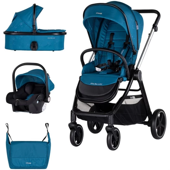 Carucior copii 3 in 1 Chipolino Marbella Oasis Carucior copii 3 in 1 Chipolino Marbella Oasis
